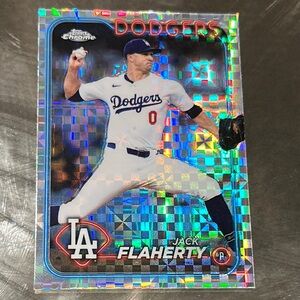 Topps Chrome Dodgers Holographic Card